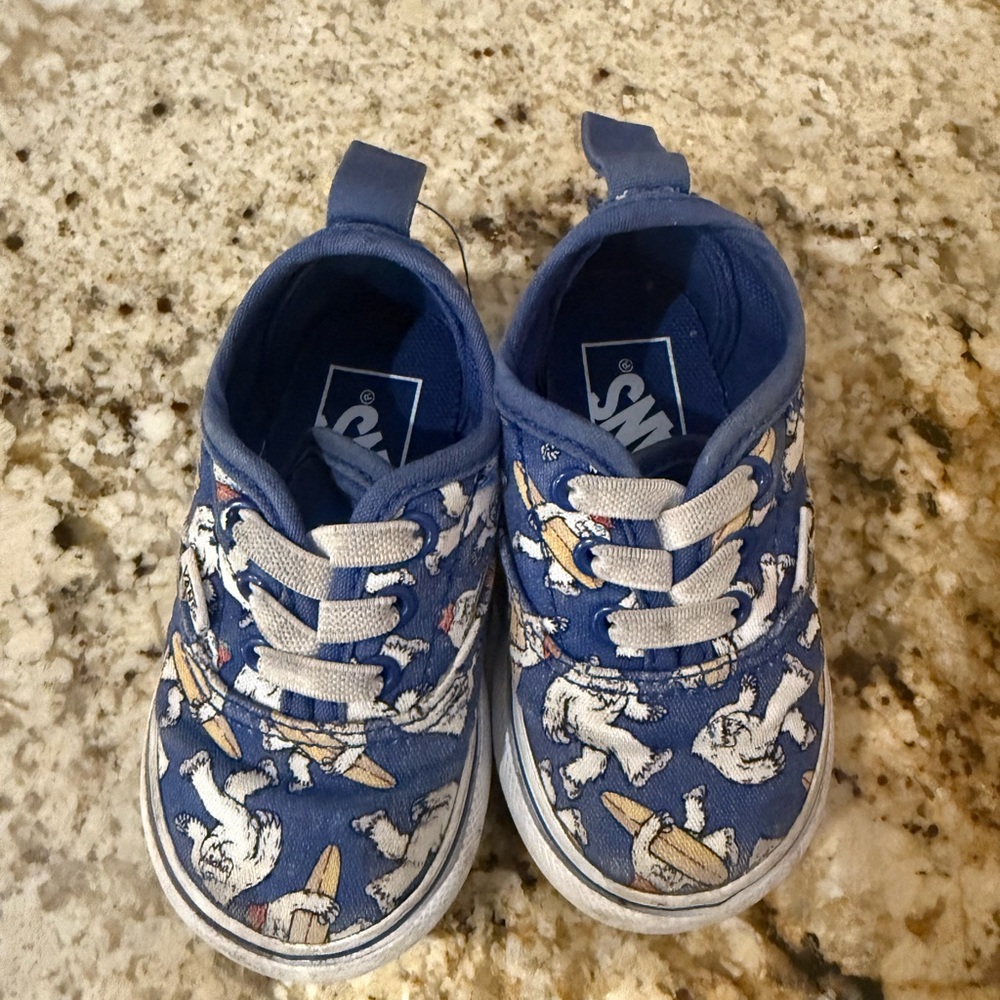 Blue vans Toddler shoes